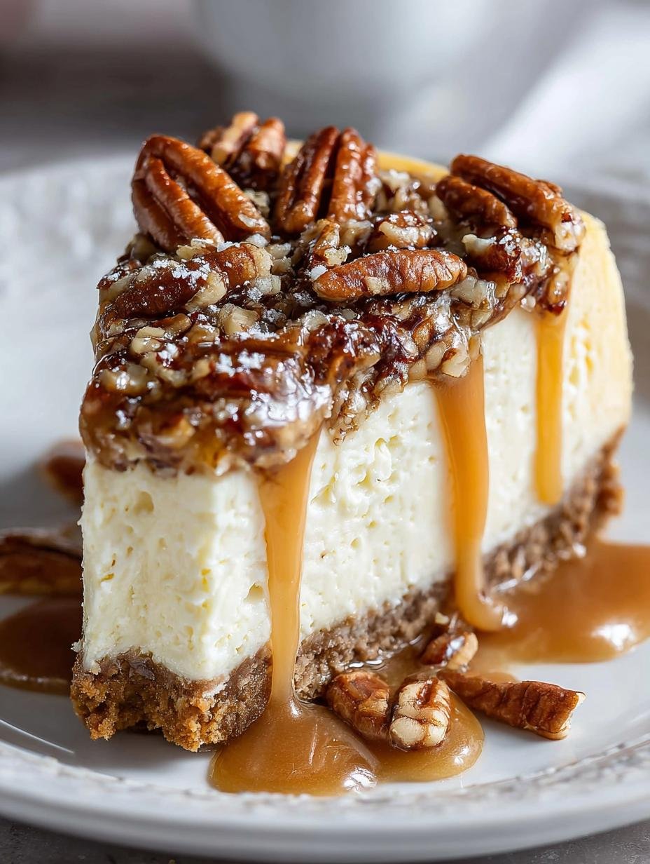 Heavenly Pecan Pie Cheesecake: 7 Irresistible Layers - Heavenly Pecan Pie Cheesecake - additional detail