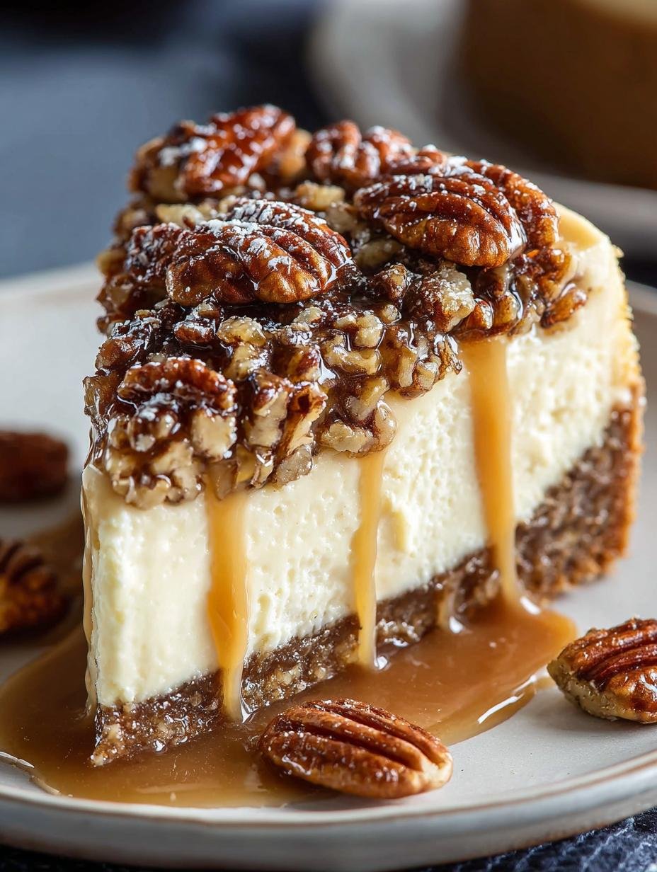 Heavenly Pecan Pie Cheesecake