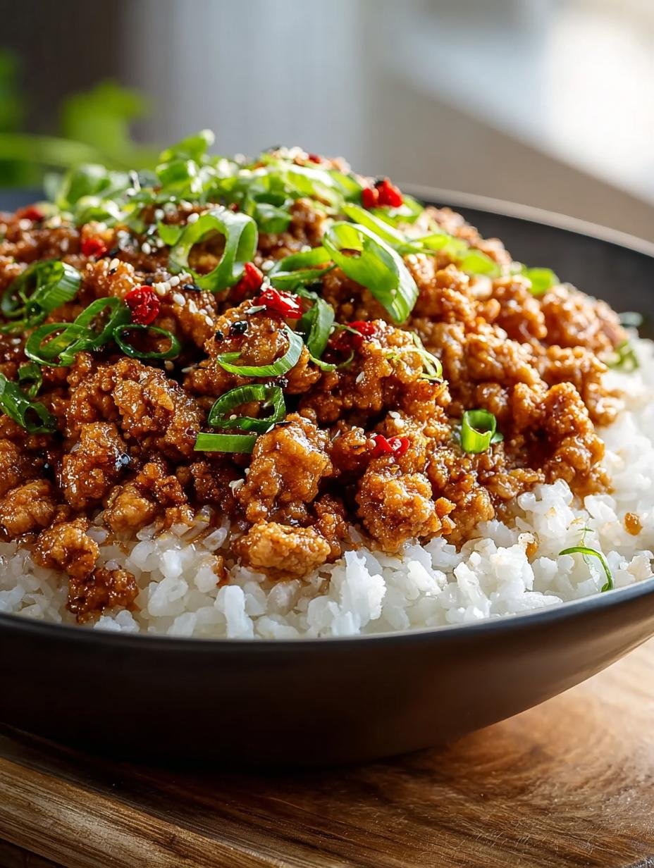 Honey Garlic Ground Turkey