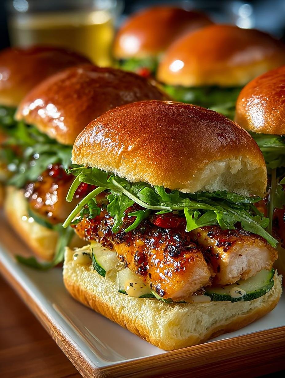 Honey Mustard Chicken Sliders: 12 Irresistible Ideas - Honey Mustard Chicken Sliders - additional detail