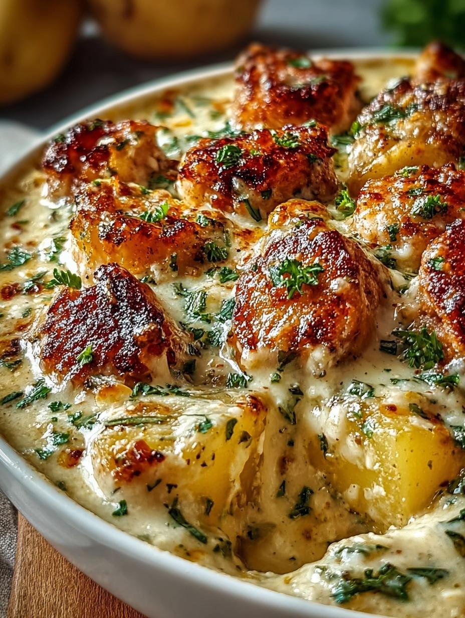 Incredible Garlic Parmesan Crockpot Chicken & Potatoes - Incredible Garlic Parmesan Crockpot - main visual representation