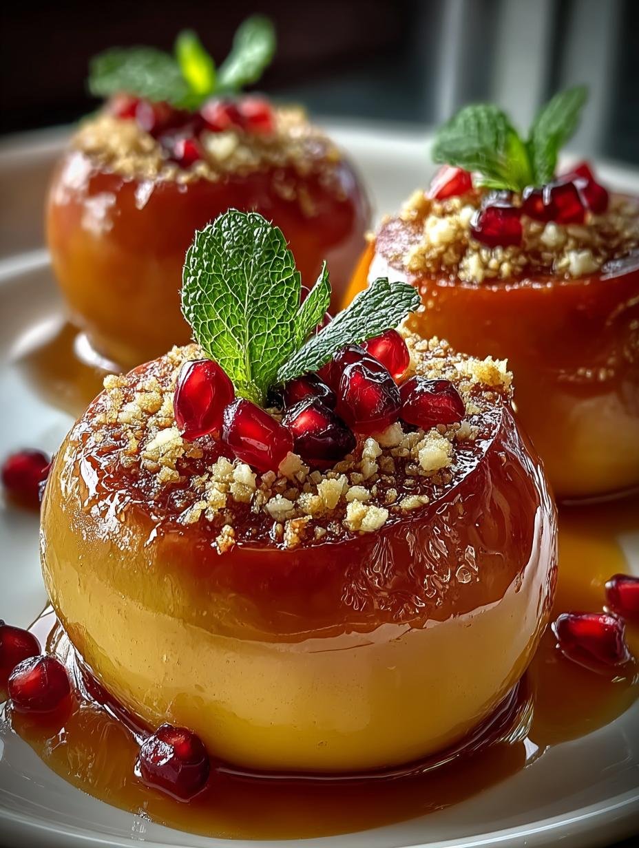 Irresistible Baked Apples with Feta and Honey Delight - Irresistible Baked Apples with - additional detail
