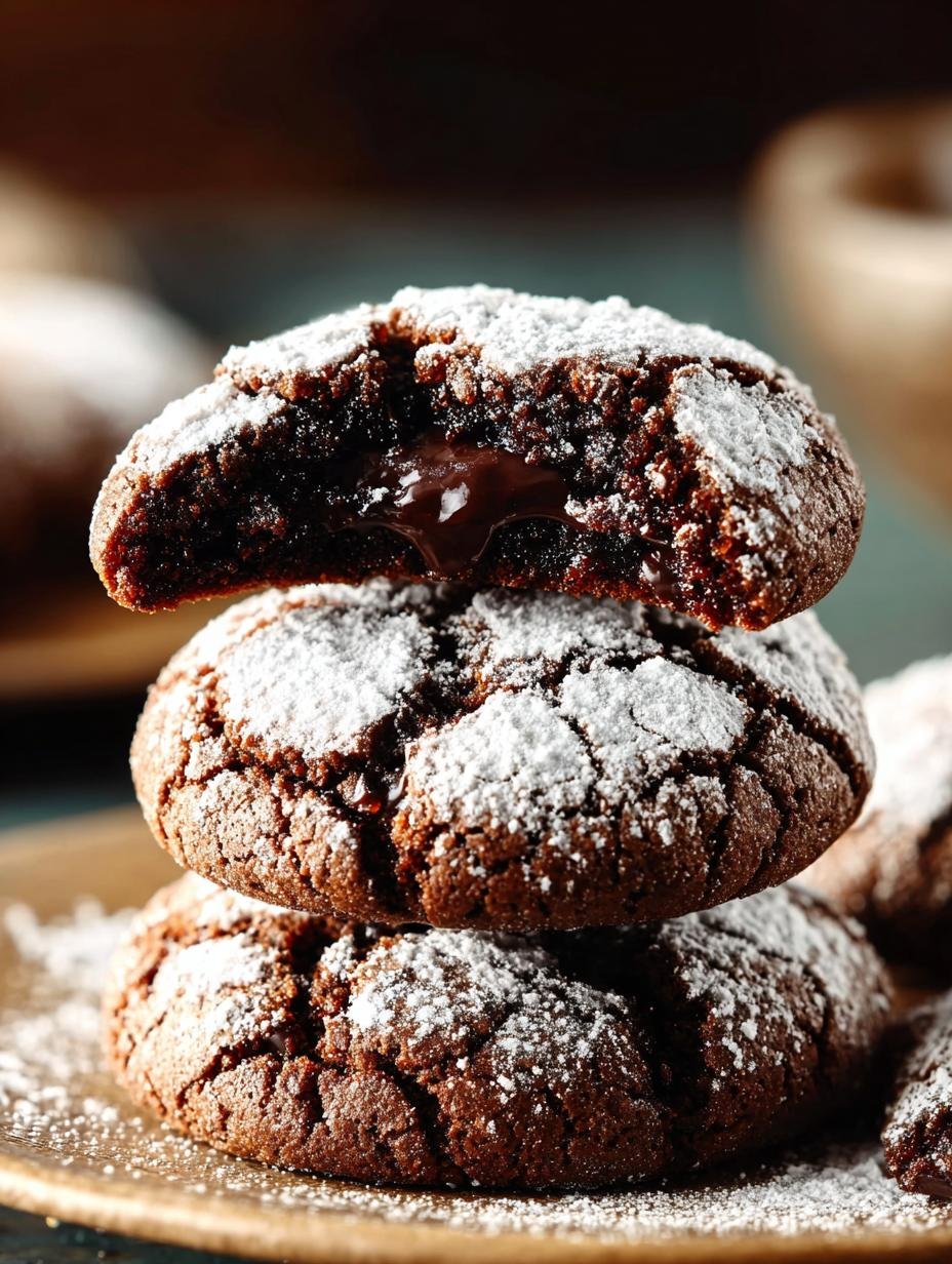 Irresistible Chocolate Crinkle Cookies Recipe You’ll Love - Irresistible Chocolate Crinkle Cookies - additional detail