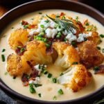 Irresistible Creamy Loaded Cauliflower