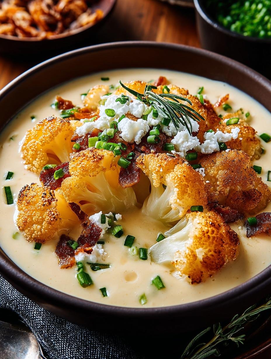 Irresistible Creamy Loaded Cauliflower