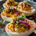 Irresistible Elote Deviled Eggs