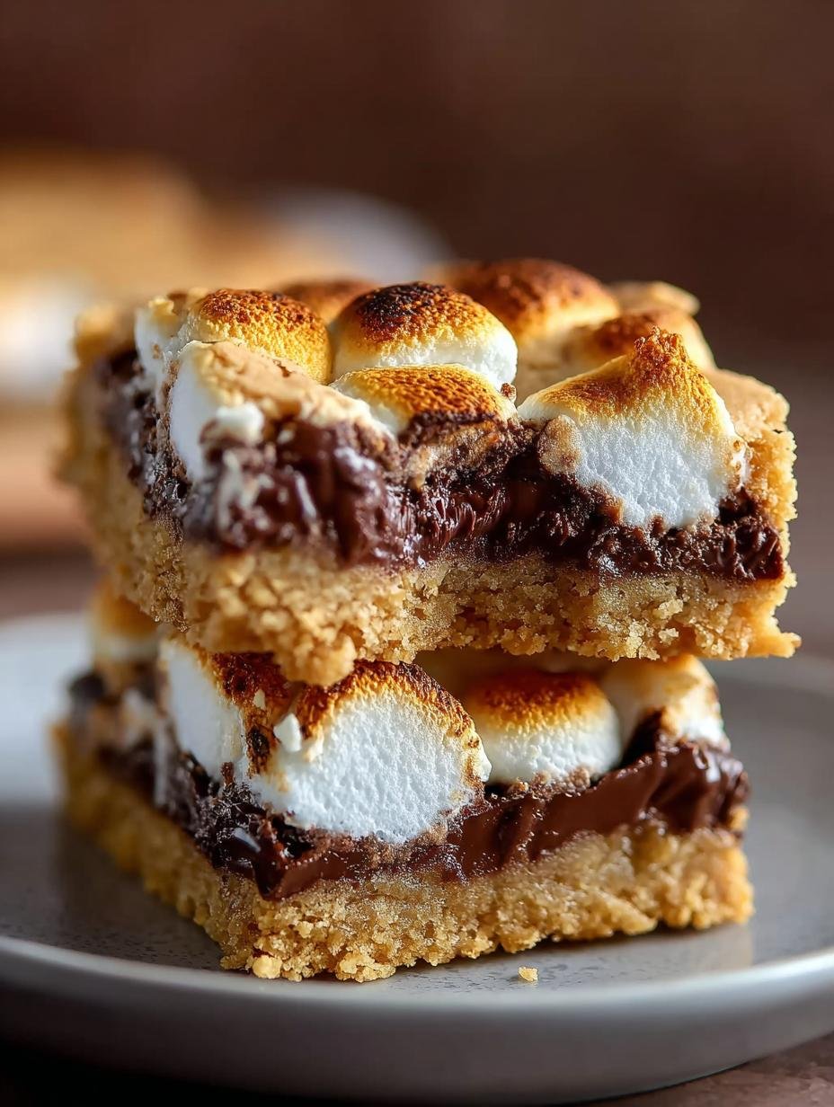 Irresistible Smores Cookie Bars: 12 Mind-Blowing Squares - Irresistible Smores Cookie Bars - additional detail
