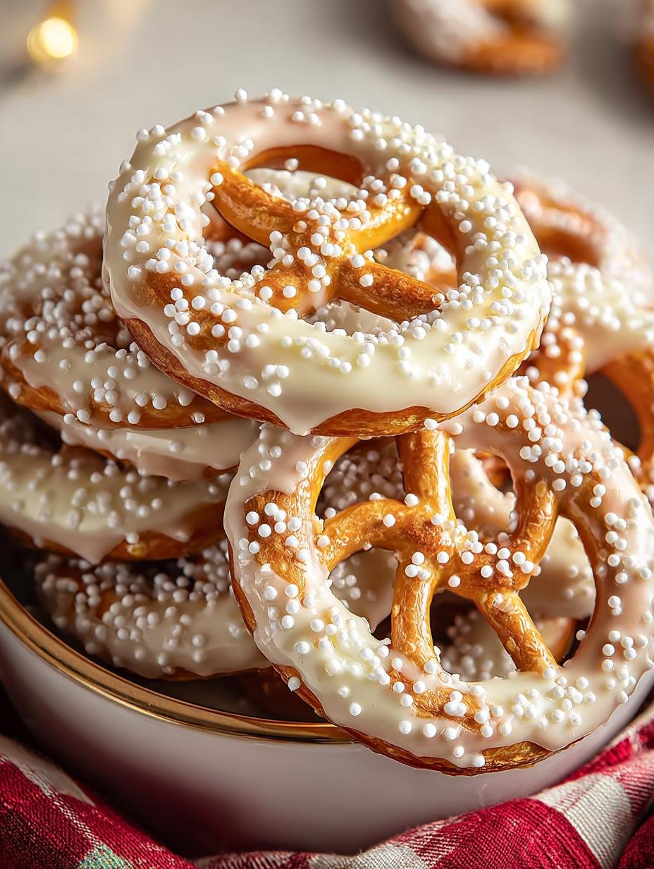 Irresistible White Chocolate Pretzels