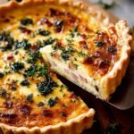 Savory Ham Cheese Quiche