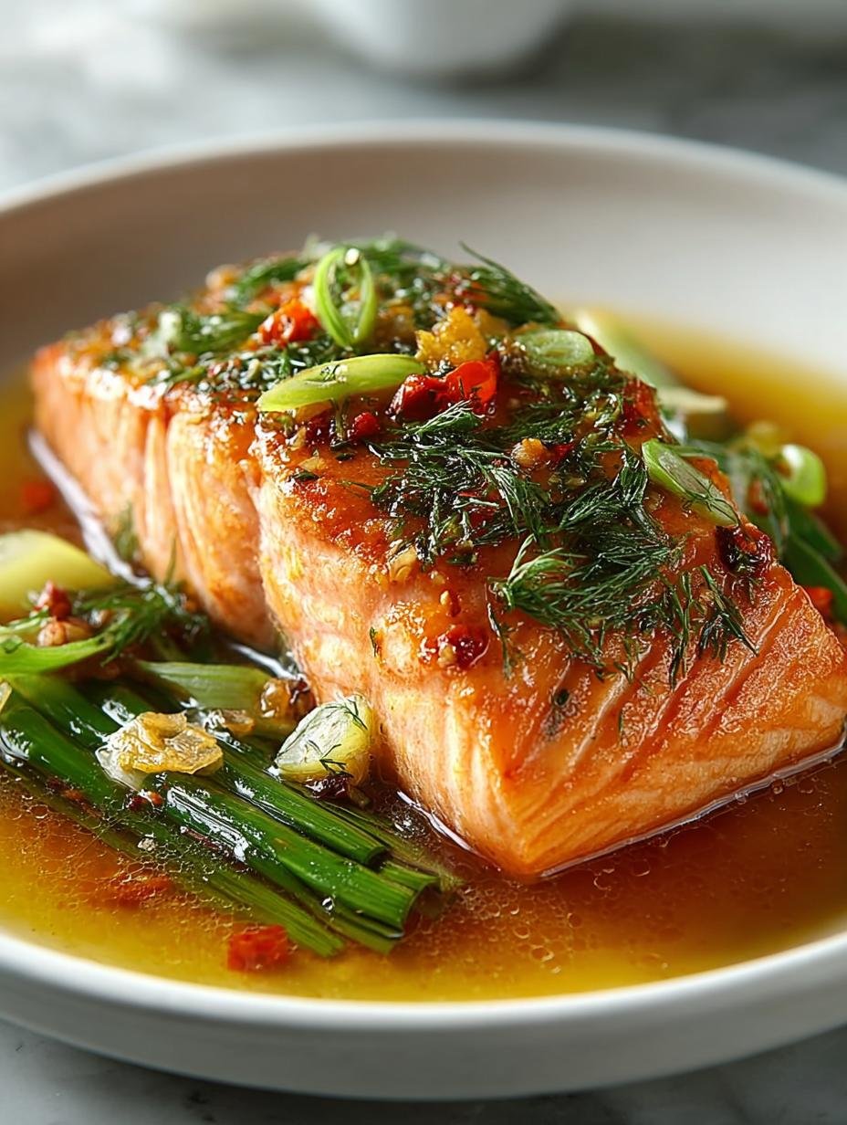 Steamed Ginger Salmon Incredible