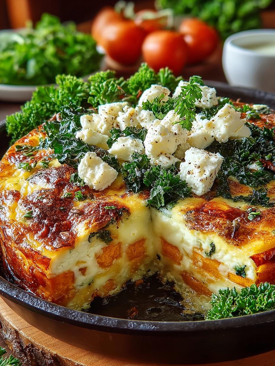 Sweet Potato Kale Morning Boost Frittata Recipe - Sweet Potato Kale Morning - additional detail