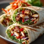 Thai Chicken Wraps Crunchy