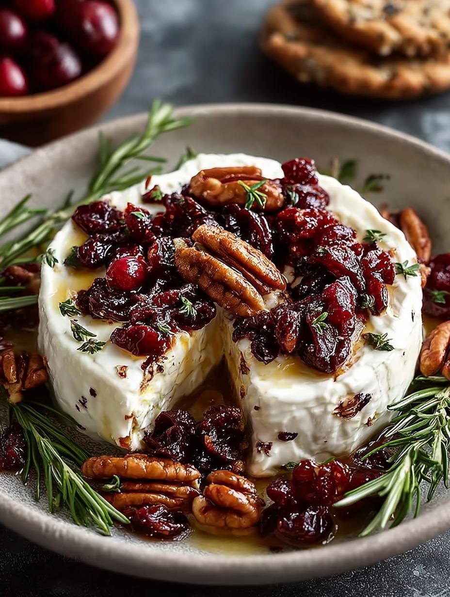 Whipped Goat Cheese with Cranberries & Pecans Delight - Whipped Goat Cheese with - main visual representation