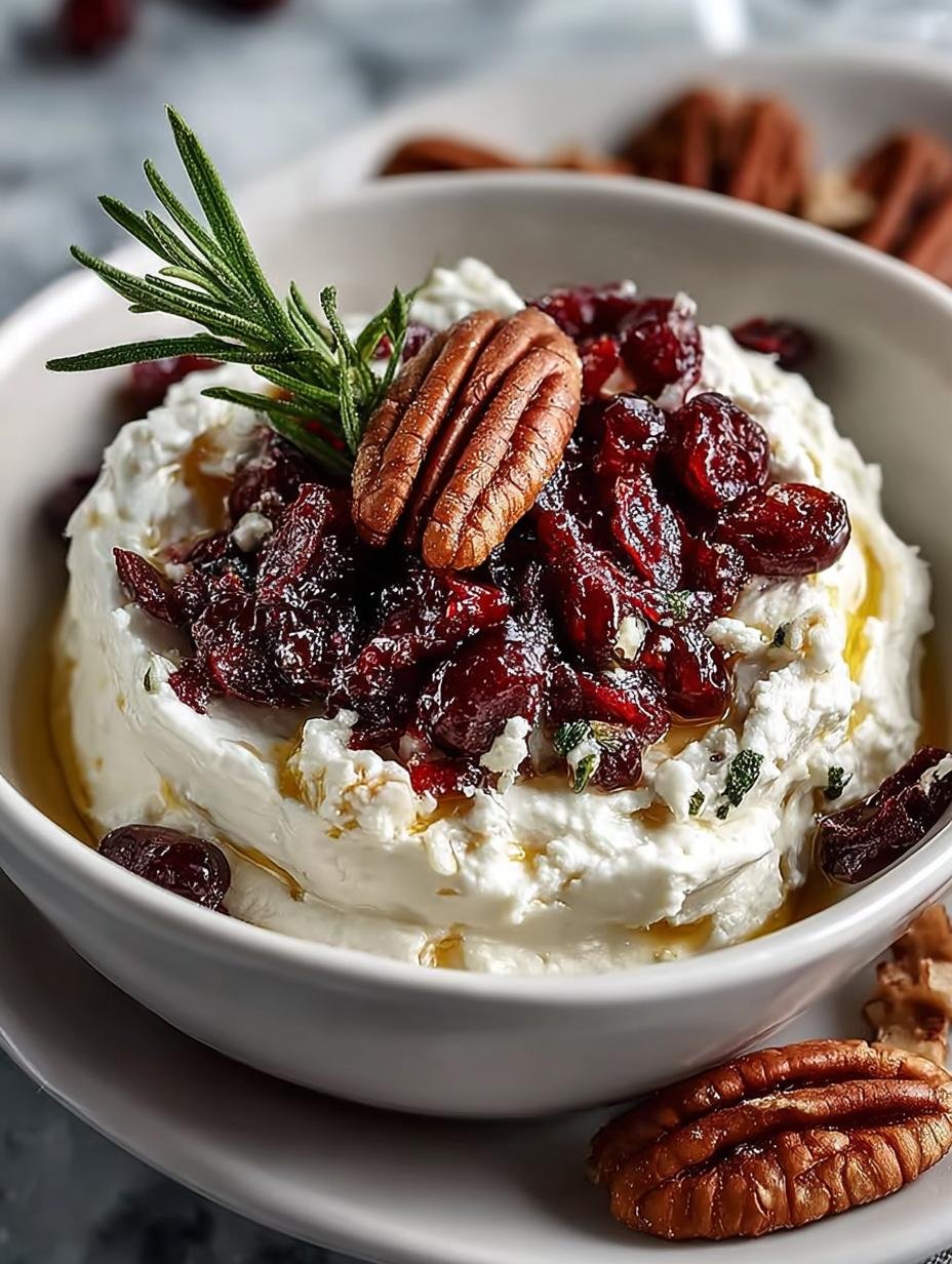 Whipped Goat Cheese with Cranberries & Pecans Delight - Whipped Goat Cheese with - additional detail
