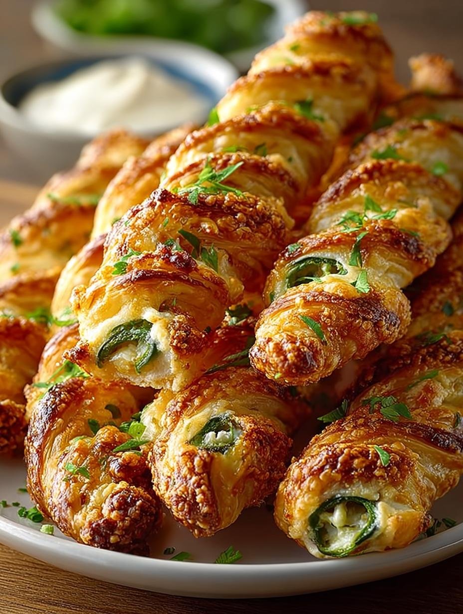 Baked Jalapeno Popper Twists: 7 Irresistible Appetizers - Baked Jalapeno Popper Twists - main visual representation