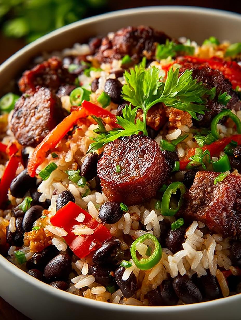 Black Beans Rice with
