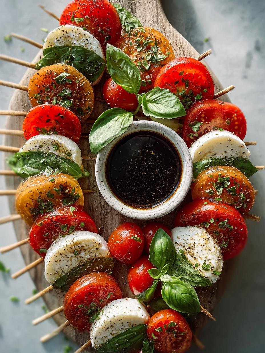 Bright Festive Christmas Caprese Wreath Recipe - Bright Festive Christmas Caprese - additional detail