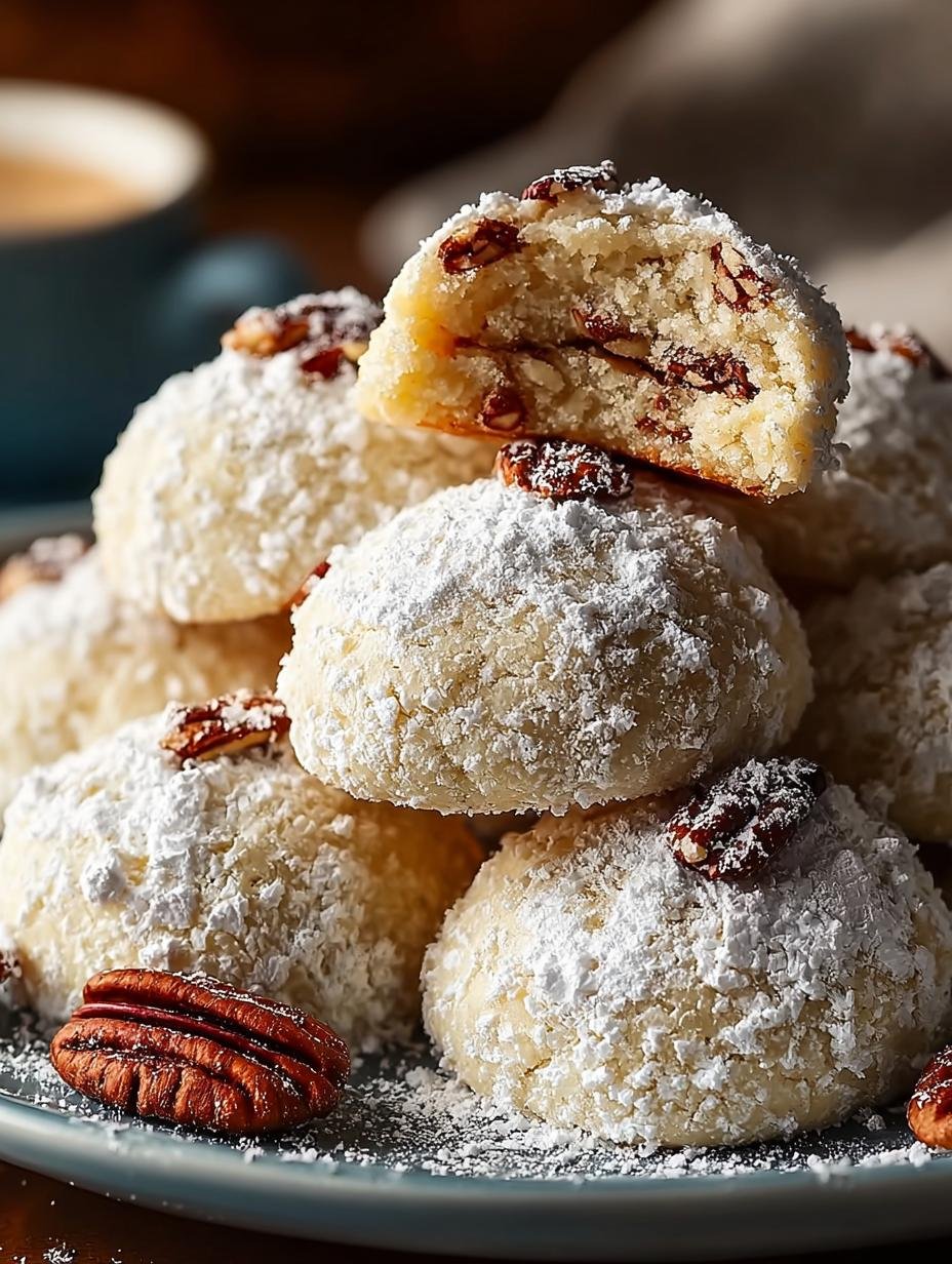Buttery Pecan Snowball Cookies: 7 Melt-in-Your-Mouth Treats - Buttery Pecan Snowball Cookies - additional detail