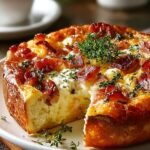 Cheese Bacon Breakfast Strata