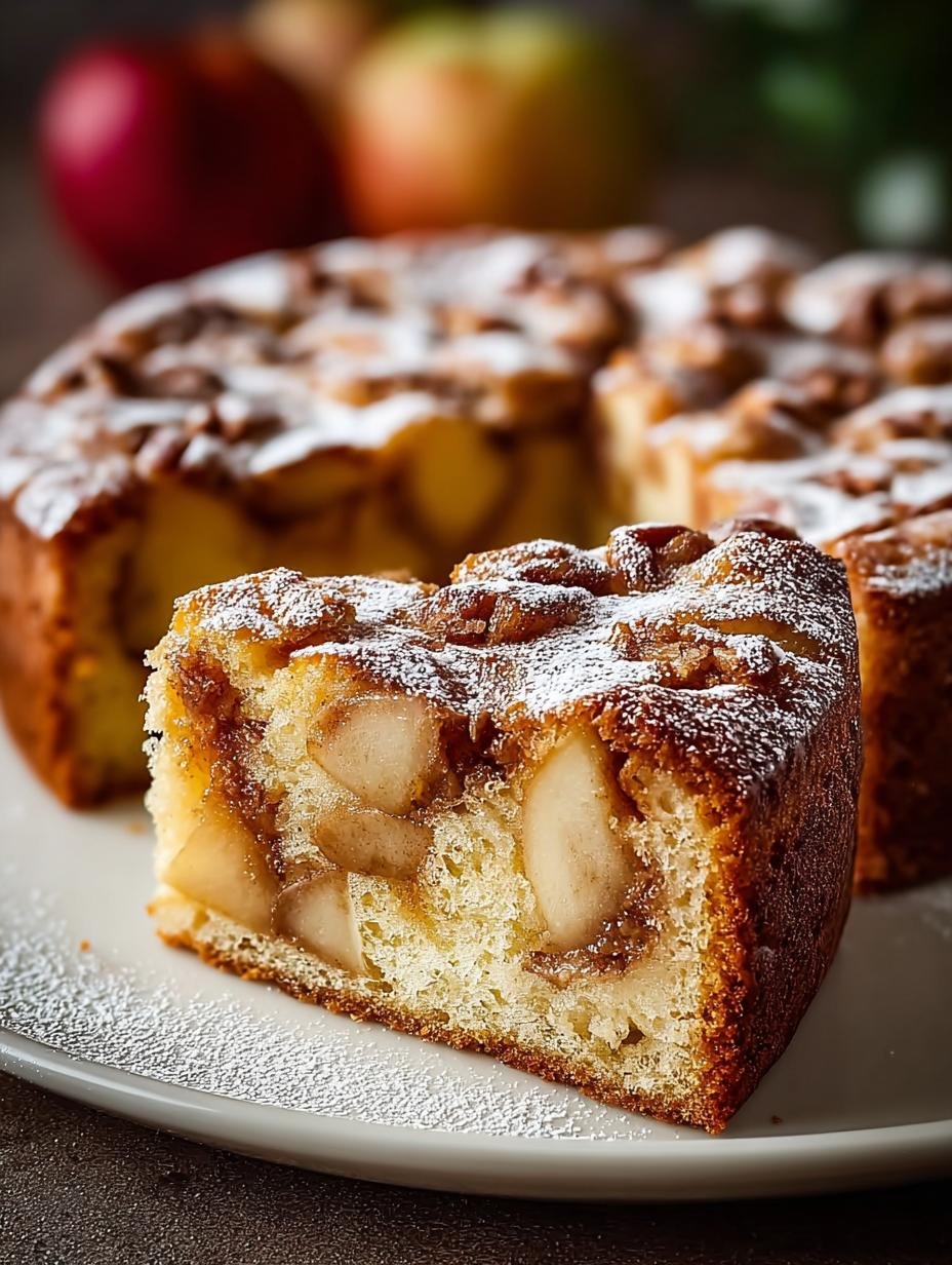 Cinnamon Apple Cake Satisfy