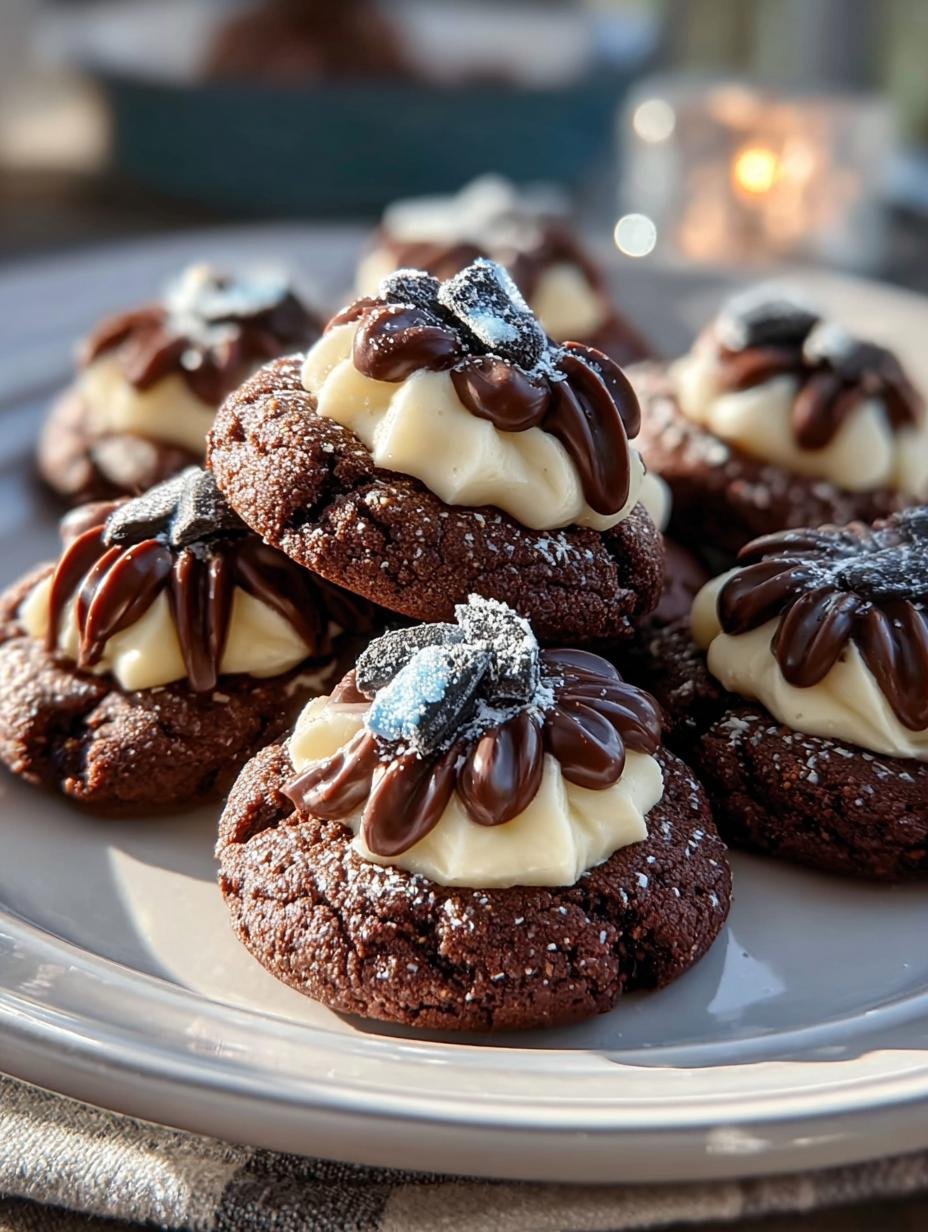 Cookies Cream Chocolate Blossoms: 24 Irresistible Delights - Cookies Cream Chocolate Blossoms - main visual representation