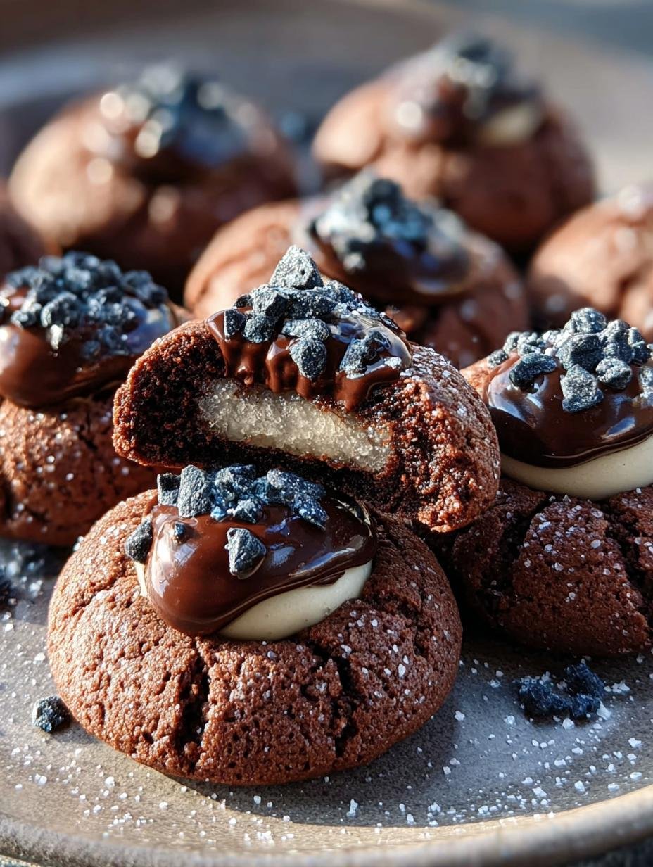 Cookies Cream Chocolate Blossoms