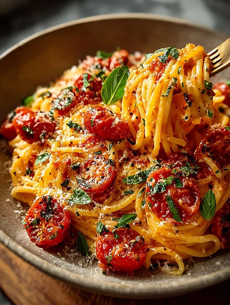 Creamy Tomato Garlic Pasta