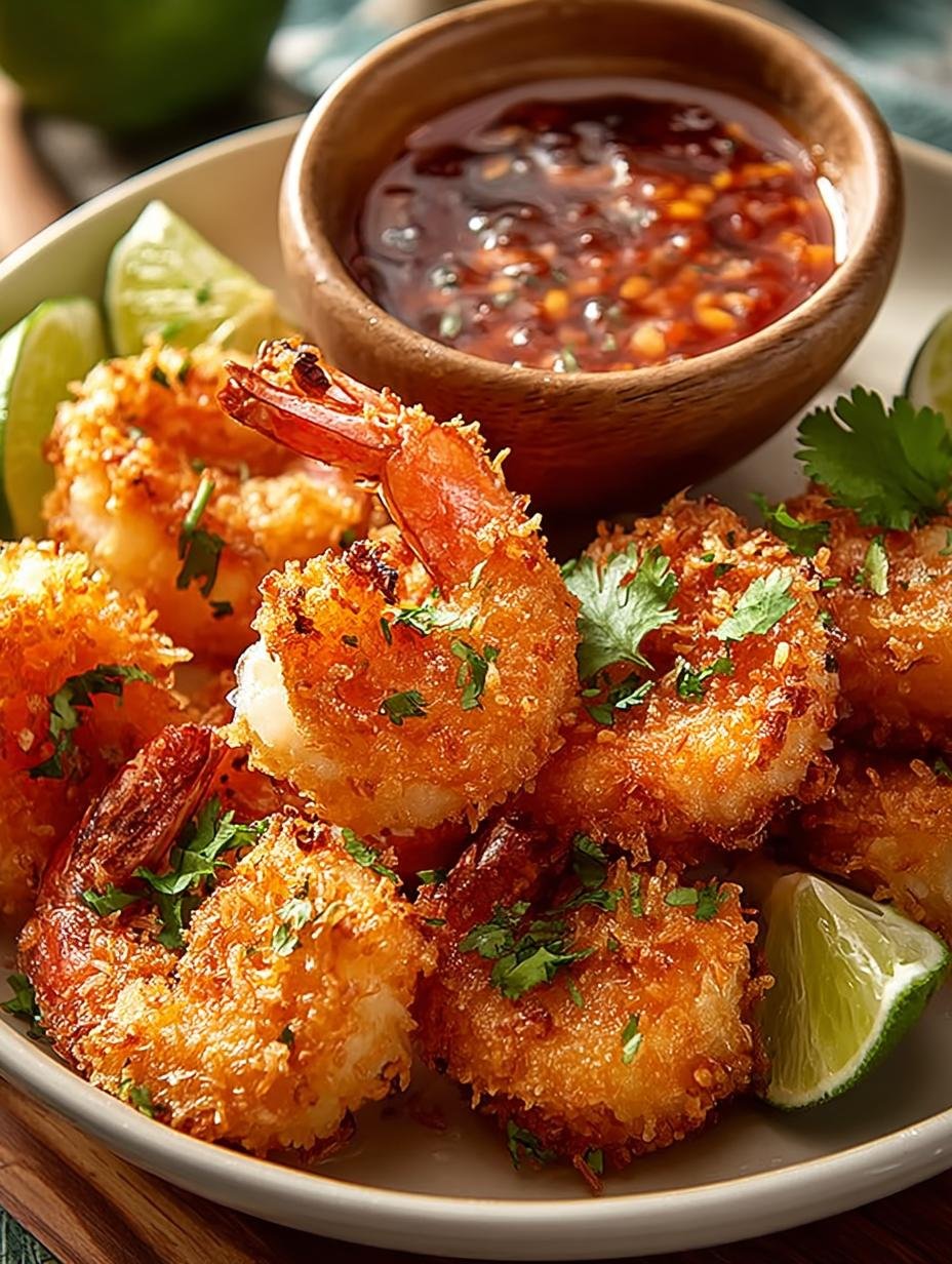 Crispy Coconut Shrimp with Sweet Chili Sauce Delight - Crispy Coconut Shrimp with - additional detail