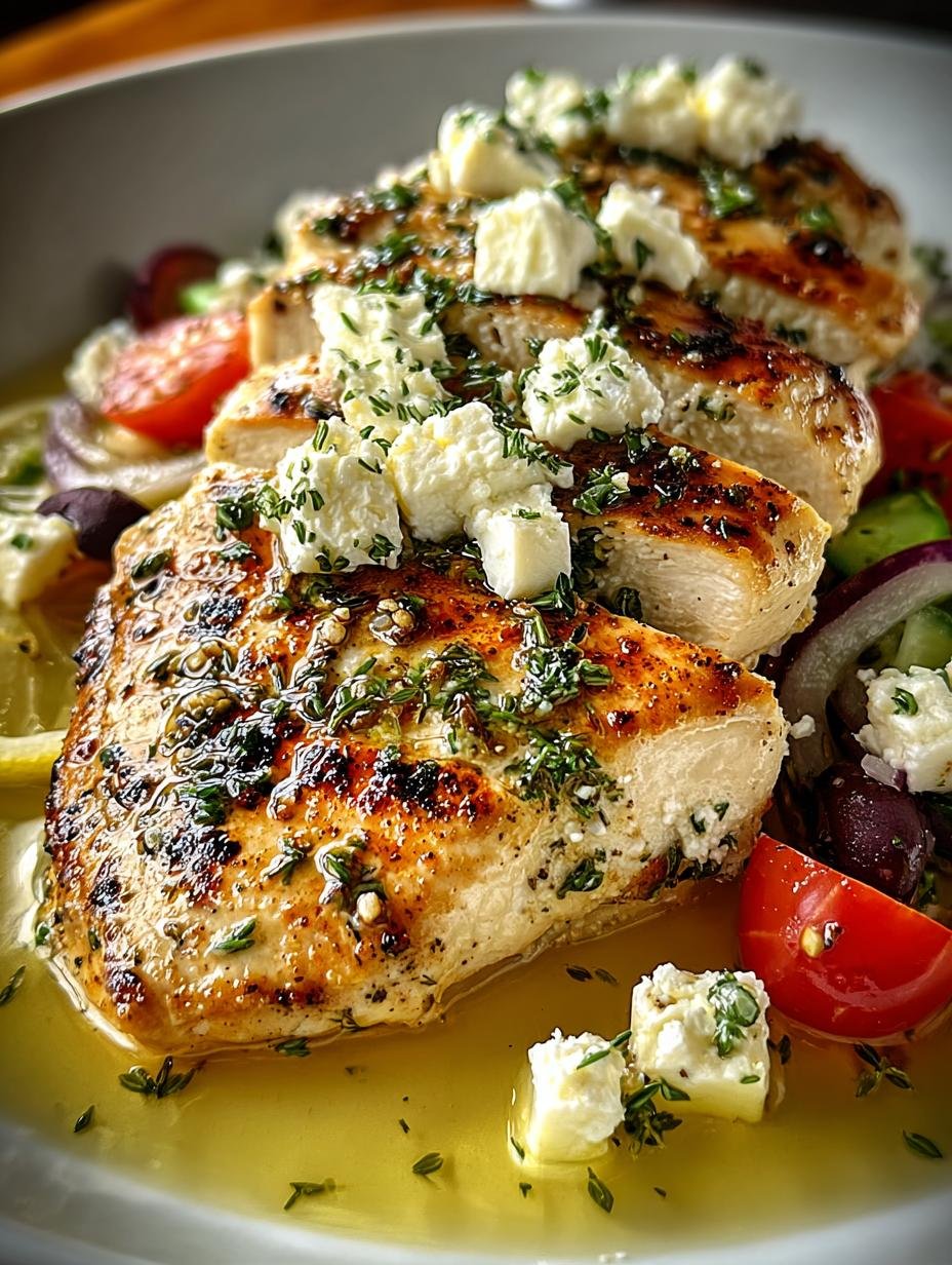 Delightful Greek Chicken with Lemon and Feta Recipe - Delightful Greek Chicken with - additional detail