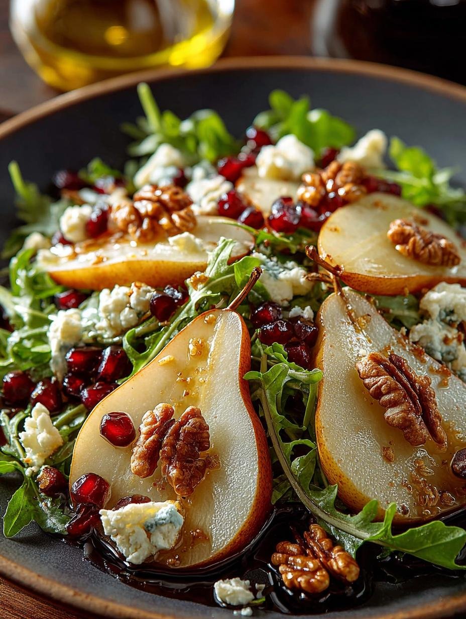 Delightful Winter Pear Salad: A Sweet & Savory Treat - Delightful Winter Pear Salad - main visual representation
