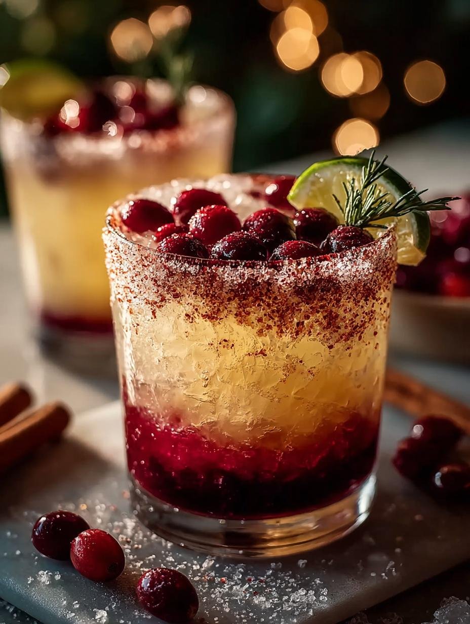 Festive Spiced Christmas Margarita