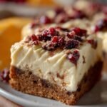 Gingerbread Cheesecake Bars