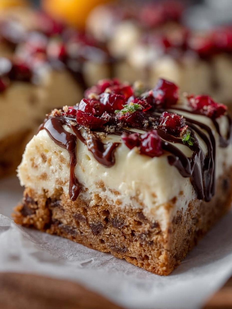 Gingerbread Cheesecake Bars: 5 Reasons to Love This Recipe - Gingerbread Cheesecake Bars - additional detail