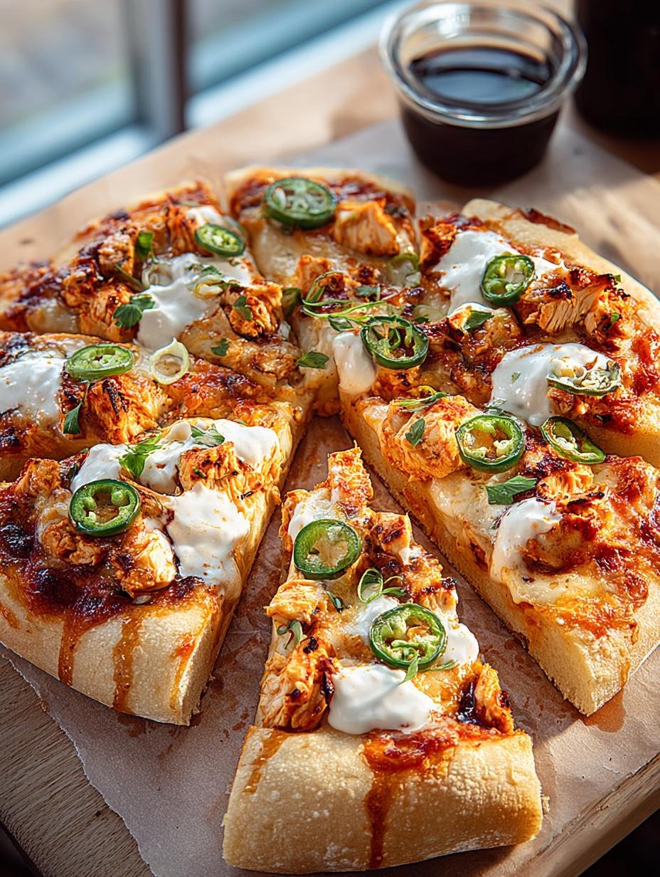 Irresistible Buffalo Chicken Pizza with Crispy Crust - Irresistible Buffalo Chicken Pizza - additional detail