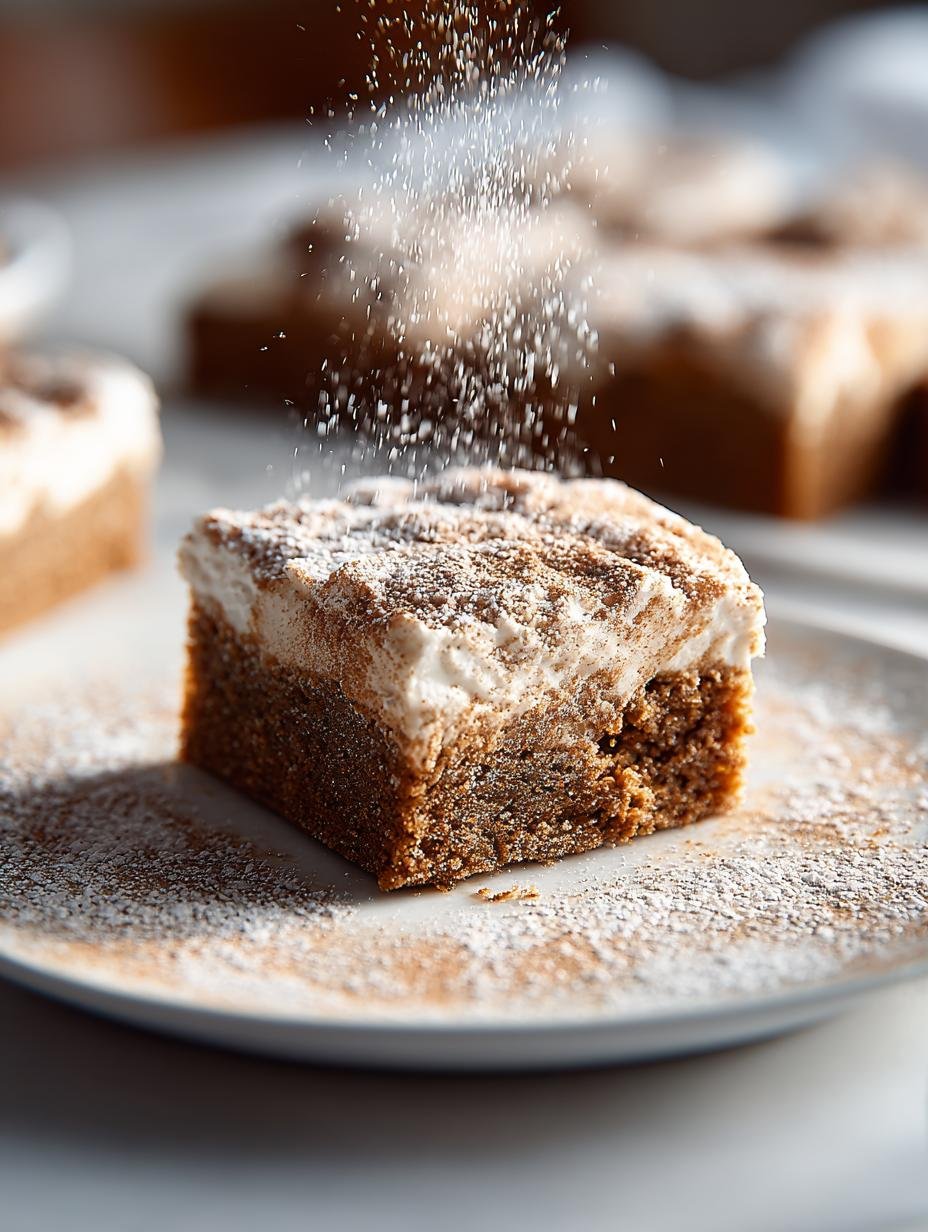 Irresistible Gingerbread Cinnamon Sugar Blondies Recipe - Irresistible Gingerbread Cinnamon Sugar - main visual representation