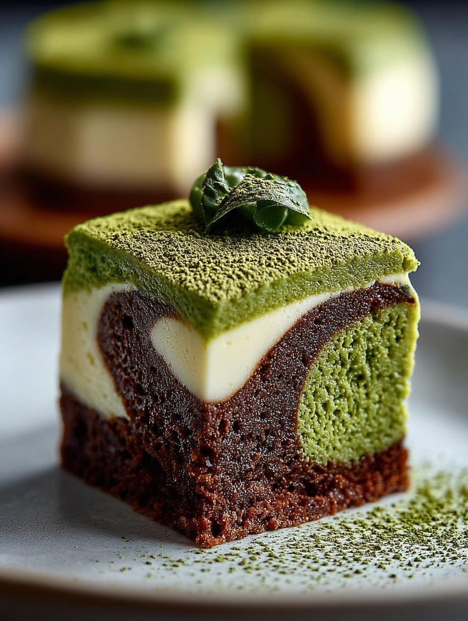 Irresistible Matcha Cheesecake Swirl Brownies Recipe