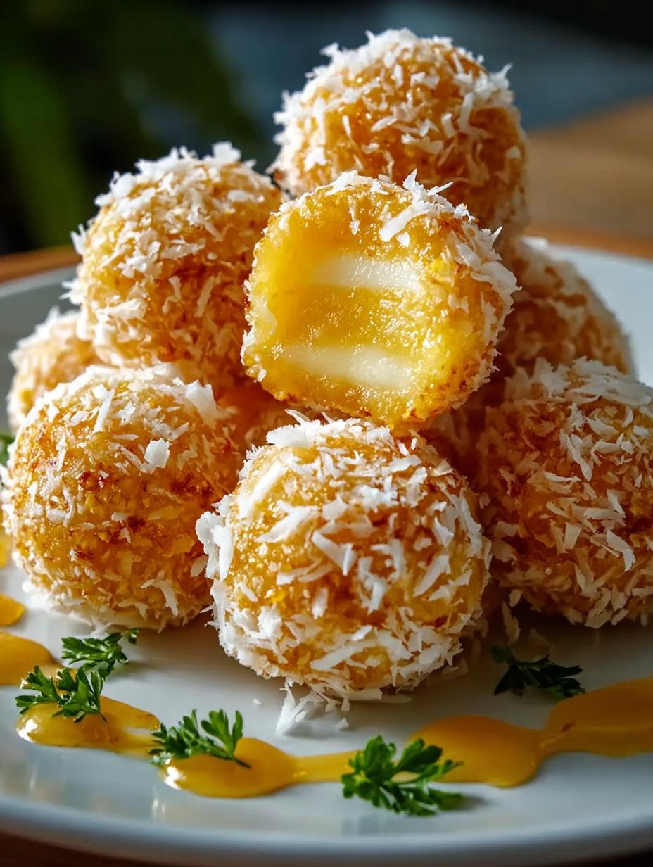 Irresistible Pineapple Balls Tropical