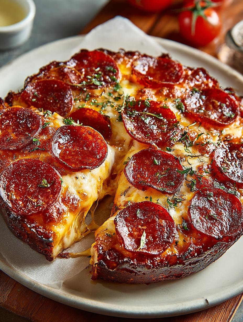 Irresistible Spicy Pepperoni Pan Pizza Recipe to Savor - Irresistible Spicy Pepperoni Pan - main visual representation