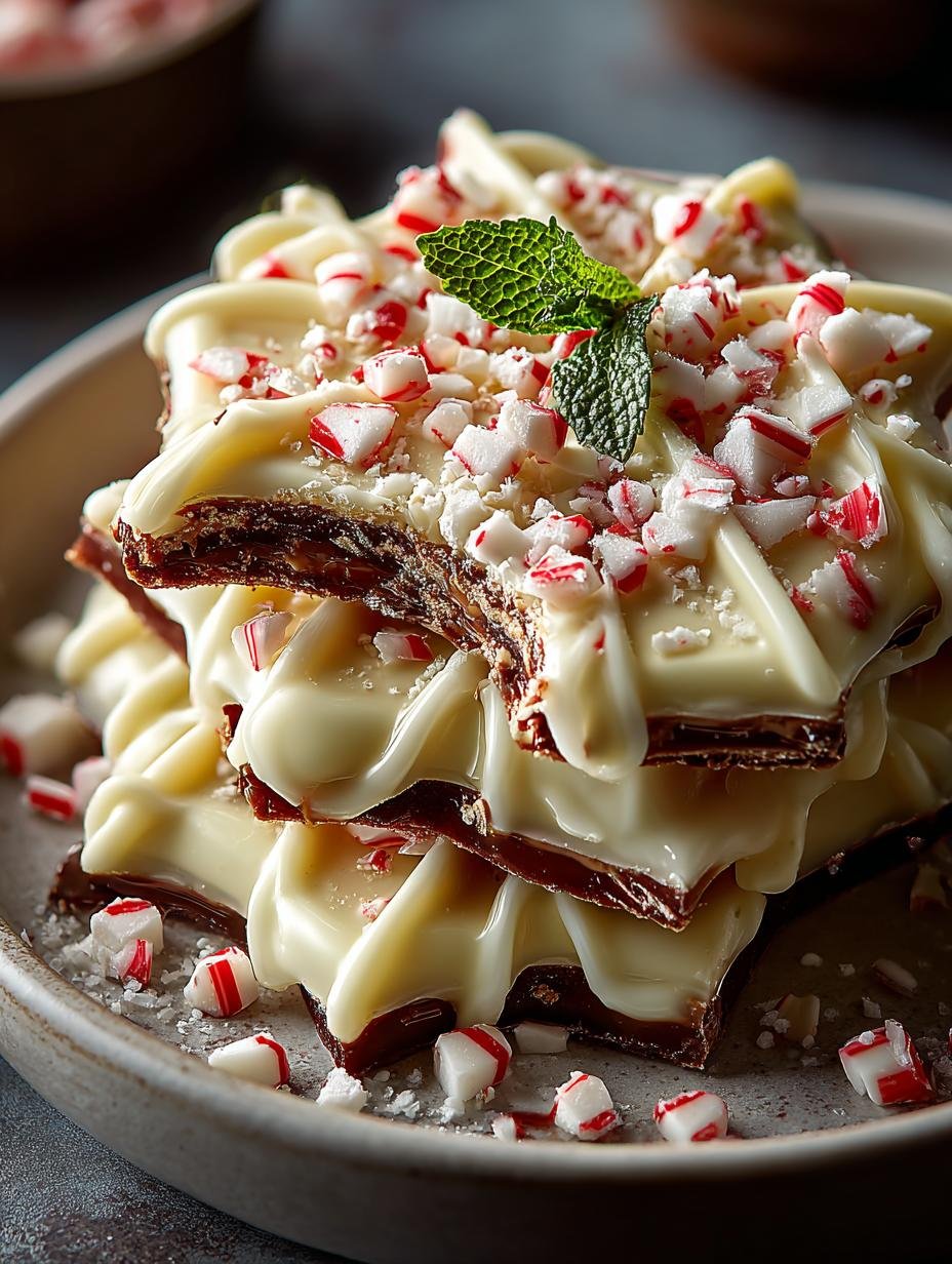 Irresistible White Chocolate Peppermint Pretzels Recipe - Irresistible White Chocolate Peppermint - main visual representation