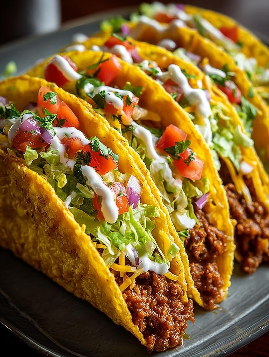 Oven Baked Cheesy Tacos