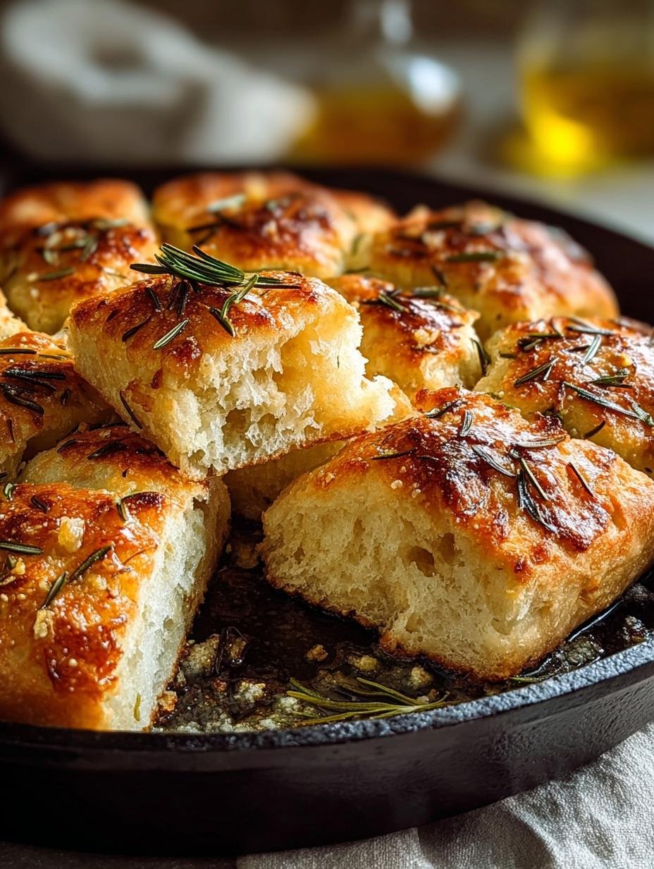 Rustic Garlic Rosemary Skillet Bread: 7 Simple Steps - Rustic Garlic Rosemary Skillet - main visual representation