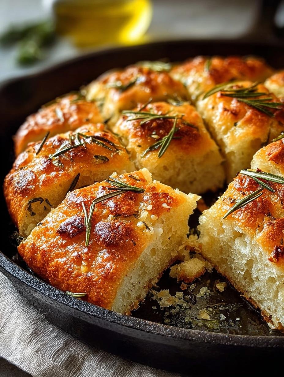 Rustic Garlic Rosemary Skillet