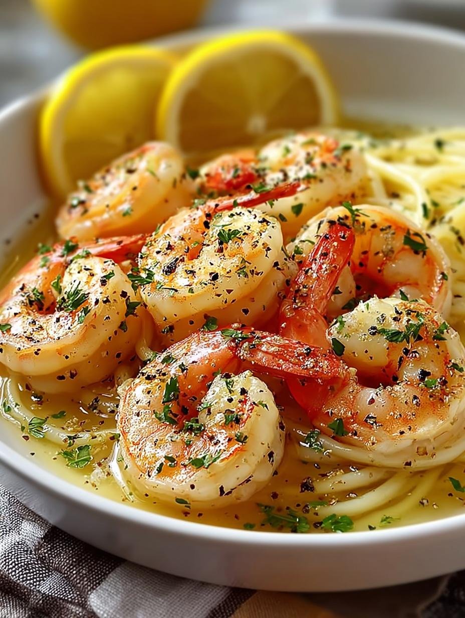 Shrimp Scampi with Lemon