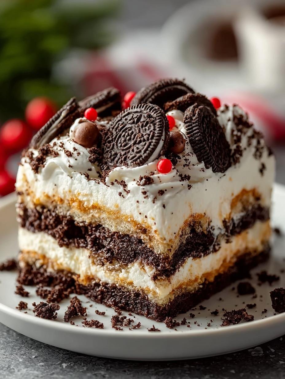 Bake Christmas Oreo Lasagna: 6 Layers of Holiday Bliss - Bake Christmas Oreo Lasagna - main visual representation