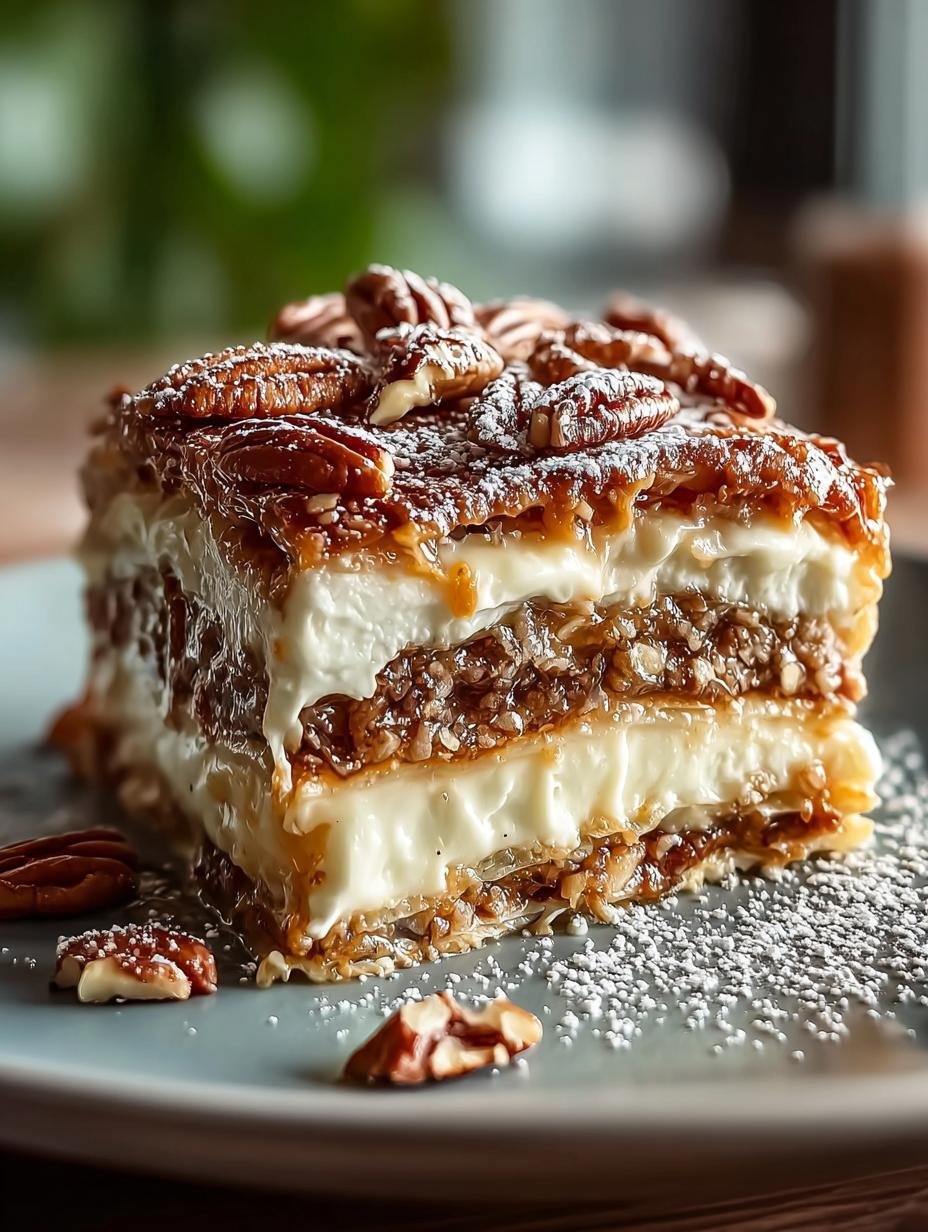 Bake Pecan Pie Lasagna: 5 Layers of Pure Delight - Bake Pecan Pie Lasagna - additional detail