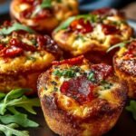 Carnivore Pizza Muffins For
