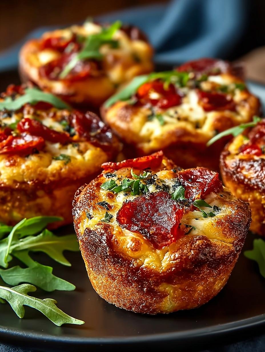 Carnivore Pizza Muffins For