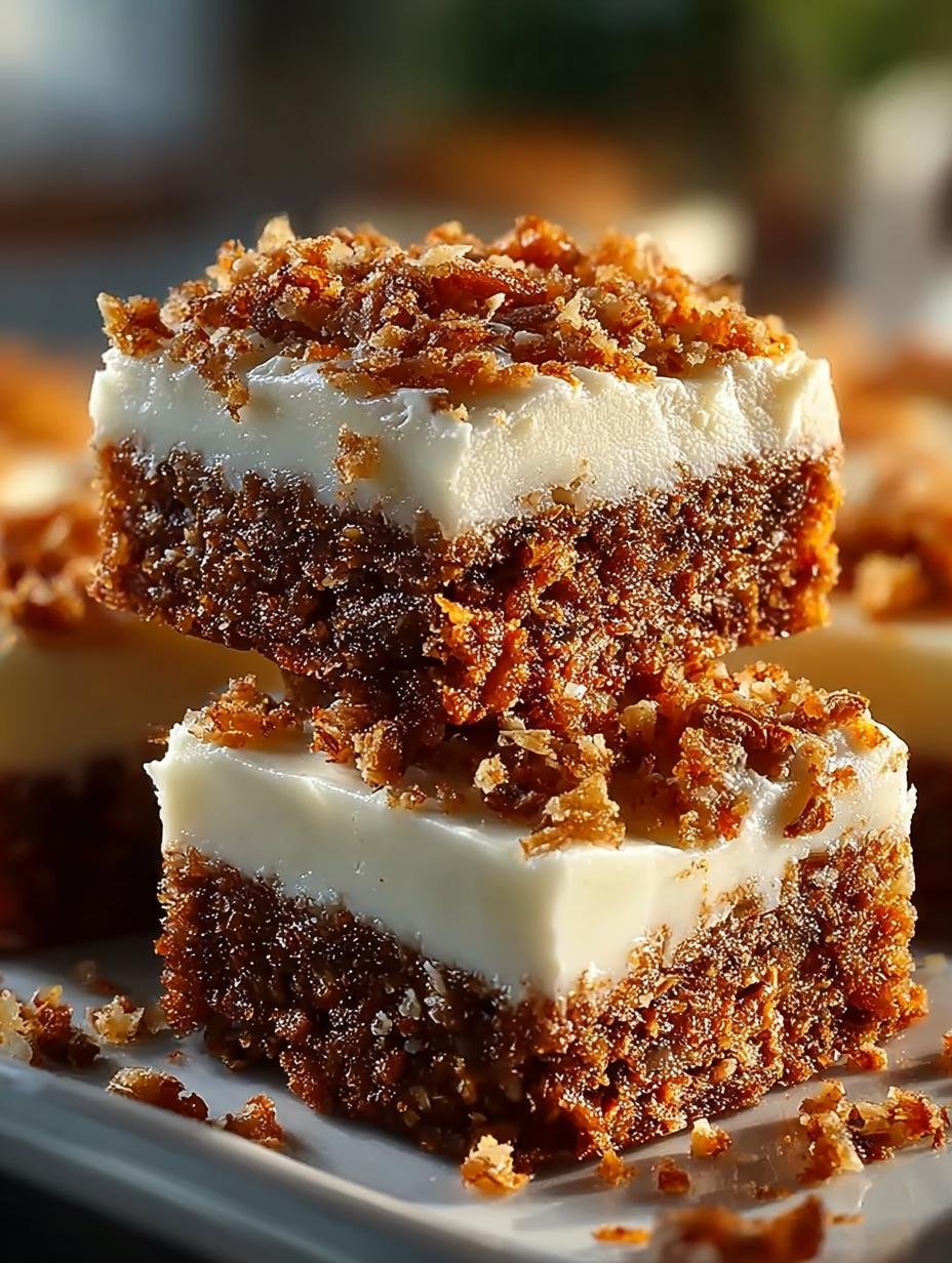 Delicious Carrot Cake Squares: The Best Recipe Ever - Carrot Cake Squares - main visual representation