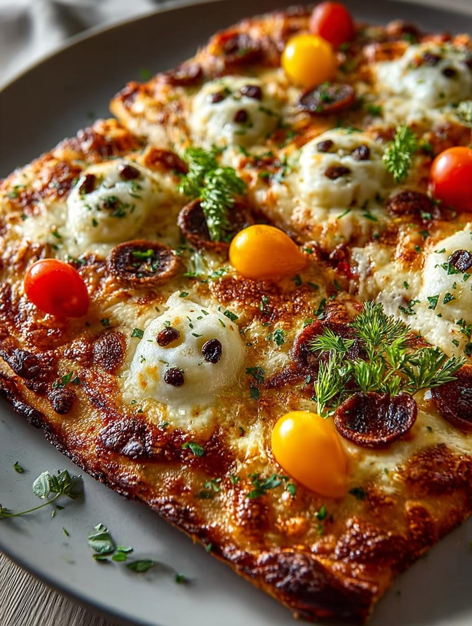 Cemetery Flatbread Pizza Spooky: 5 Eerie Ideas for Halloween - Cemetery Flatbread Pizza Spooky - main visual representation