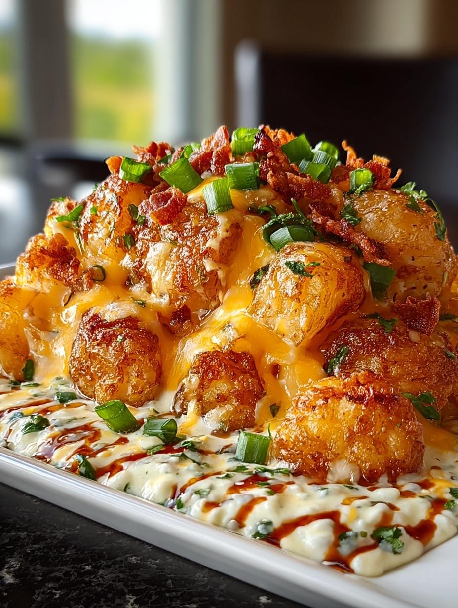 Delicious Cheddar Ranch Chicken Tater Tot Bake Recipe - Cheddar Ranch Chicken Tater - additional detail